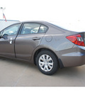 honda civic 2012 gray sedan lx gasoline 4 cylinders front wheel drive not specified 77034