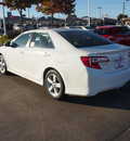 toyota camry 2012 white sedan se gasoline 4 cylinders front wheel drive automatic 76116