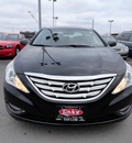 hyundai sonata 2011 black sedan gasoline 4 cylinders front wheel drive shiftable automatic 60915