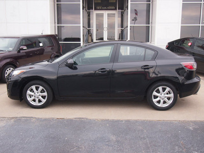 mazda mazda3 2011 black sedan i touring gasoline 4 cylinders front wheel drive automatic with overdrive 77802