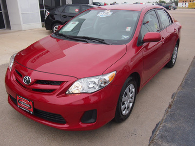 toyota corolla 2011 red sedan le gasoline 4 cylinders front wheel drive automatic with overdrive 77802