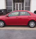 toyota corolla 2011 red sedan le gasoline 4 cylinders front wheel drive automatic with overdrive 77802