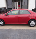 toyota corolla 2011 red sedan gasoline 4 cylinders front wheel drive automatic with overdrive 77802