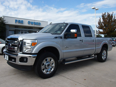 ford f 250 super duty 2012 silver lariat biodiesel 8 cylinders 4 wheel drive automatic 76011