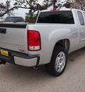 gmc sierra 1500 2010 silver pickup truck sle flex fuel 8 cylinders 2 wheel drive automatic with overdrive 77802