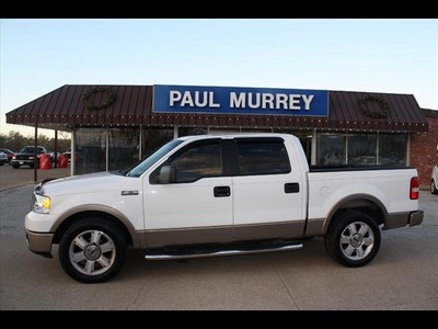 ford f 150 2006 white lariat gasoline 8 cylinders rear wheel drive automatic 75142
