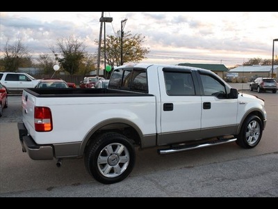 ford f 150 2006 white lariat gasoline 8 cylinders rear wheel drive automatic 75142