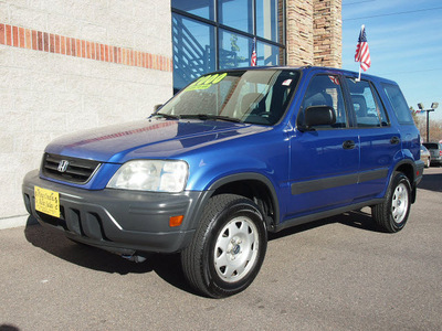 honda cr v 2000 blue suv lx gasoline 4 cylinders all whee drive 5 speed manual 80229