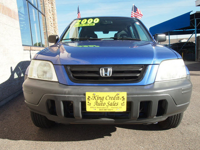 honda cr v 2000 blue suv lx gasoline 4 cylinders all whee drive 5 speed manual 80229