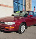 toyota camry 1992 red sedan le gasoline 4 cylinders front wheel drive automatic with overdrive 80229