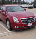 cadillac cts 2008 red sedan 3 6l v6 gasoline 6 cylinders rear wheel drive automatic 77656