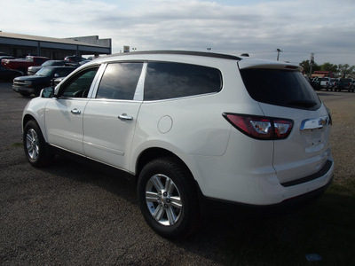 chevrolet traverse 2013 white lt gasoline 6 cylinders front wheel drive automatic 78064