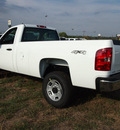 chevrolet silverado 2500hd 2013 white work truck gasoline 8 cylinders 4 wheel drive automatic 78064