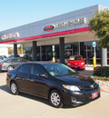 toyota corolla 2011 black sedan le gasoline 4 cylinders front wheel drive automatic 76053