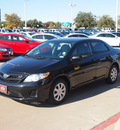 toyota corolla 2011 black sedan le gasoline 4 cylinders front wheel drive automatic 76053