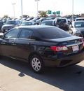 toyota corolla 2011 black sedan le gasoline 4 cylinders front wheel drive automatic 76053