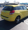 toyota matrix 2004 yellow hatchback xr gasoline 4 cylinders front wheel drive automatic 76234
