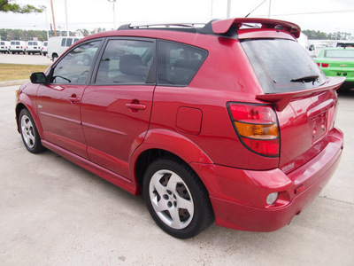 pontiac vibe 2004 dk  red hatchback gasoline 4 cylinders front wheel drive automatic 77539