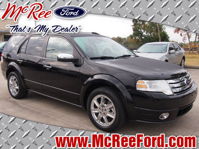 ford taurus x 2008 black suv limited gasoline 6 cylinders front wheel drive automatic 77539