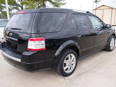 ford taurus x 2008 black suv limited gasoline 6 cylinders front wheel drive automatic 77539