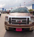 ford f 150 2011 brown lariat flex fuel 8 cylinders 4 wheel drive automatic 77375