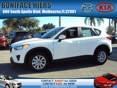 mazda cx 5 2013 white sport 4 cylinders automatic 32901