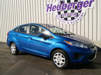 ford fiesta 2011 blue flame sedan s gasoline 4 cylinders front wheel drive automatic 80905