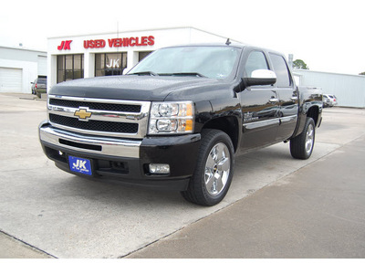 chevrolet silverado 1500 2011 black lt flex fuel 8 cylinders 2 wheel drive autostick 77627