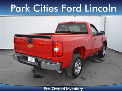 chevrolet silverado 1500 2011 red work truck 6 cylinders automatic 75235