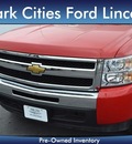 chevrolet silverado 1500 2011 red work truck 6 cylinders automatic 75235