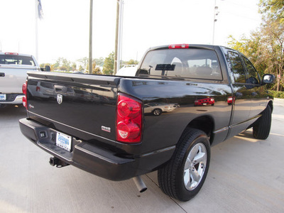 dodge ram 1500 2007 black pickup truck gasoline 8 cylinders rear wheel drive automatic 77090