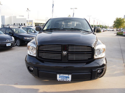 dodge ram 1500 2007 black pickup truck gasoline 8 cylinders rear wheel drive automatic 77090