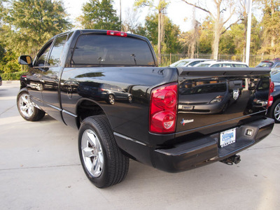 dodge ram 1500 2007 black pickup truck gasoline 8 cylinders rear wheel drive automatic 77090