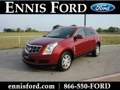 cadillac srx 2010 red suv luxury collection gasoline 6 cylinders front wheel drive automatic 75119
