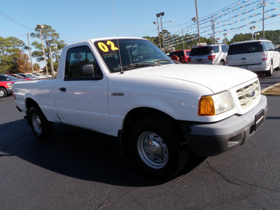 ford ranger 2002 white pickup truck xl gasoline 4 cylinders rear wheel drive automatic with overdrive 32401