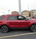 ford explorer 2013 red suv sport 4x4 gasoline 6 cylinders 4 wheel drive automatic with overdrive 60546