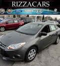 ford focus 2013 gray sedan s flex fuel 4 cylinders front wheel drive automatic with overdrive 60546