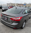 ford focus 2013 gray sedan se flex fuel 4 cylinders front wheel drive automatic with overdrive 60546