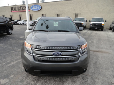 ford explorer 2013 gray suv limited 4x4 flex fuel 6 cylinders 4 wheel drive automatic with overdrive 60546