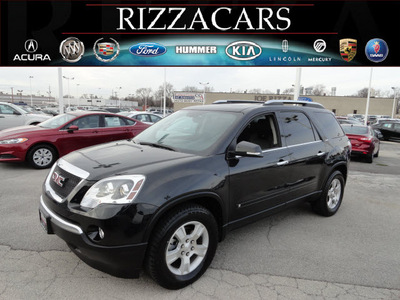 gmc acadia 2009 black suv slt gasoline 6 cylinders front wheel drive automatic with overdrive 60546