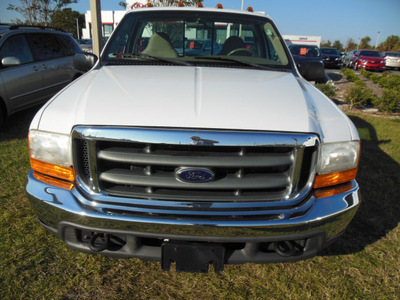 ford f 250 super duty 2000 white pickup truck lariat gasoline v10 rear wheel drive automatic with overdrive 34788