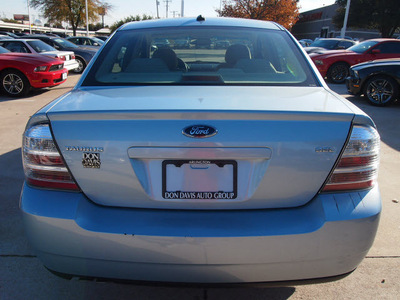 ford taurus 2008 lt  blue sedan sel gasoline 6 cylinders front wheel drive automatic with overdrive 76011