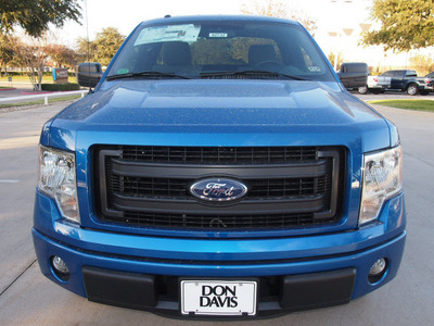 ford f 150 2013 blue stx flex fuel 8 cylinders 2 wheel drive automatic 76011