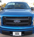 ford f 150 2013 blue stx flex fuel 8 cylinders 2 wheel drive automatic 76011