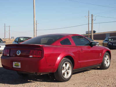 ford mustang 2007 dk  red coupe v6 deluxe gasoline 6 cylinders rear wheel drive 4 speed automatic 79119