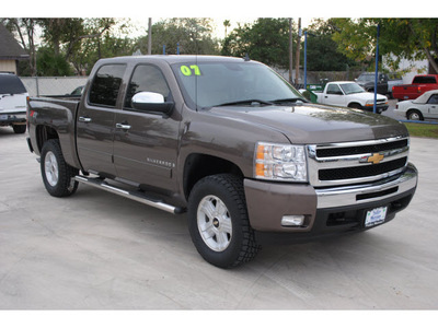 chevrolet silverado 1500 2007 brown lt 8 cylinders automatic 78501