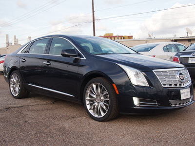 cadillac xts 2013 blue sedan platinum collection gasoline 6 cylinders front wheel drive automatic 77074