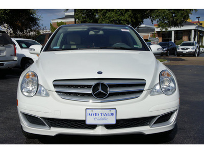 mercedes benz r class 2007 white suv r350 6 cylinders automatic 77074