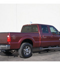 ford f 250 super duty 2011 dk  red lariat biodiesel 8 cylinders 4 wheel drive automatic 79407