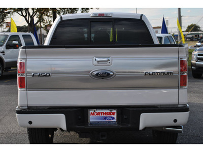 ford f 150 2011 white platinum gasoline 6 cylinders 2 wheel drive automatic 78214